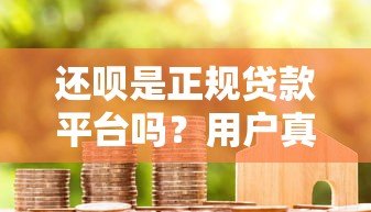 还呗是正规贷款平台吗?用户真实体验与资质解析 还呗是正规贷款平台吗?用户真实体验与资质解析