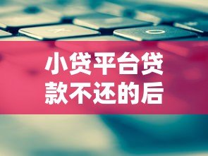 小贷平台贷款不还的后果与应对策略 小贷平台贷款不还的后果与应对策略