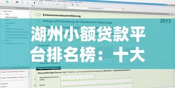湖州小额贷款平台排名榜:十大正规机构推荐及申请攻略 湖州小额贷款平台排名榜:十大正规机构推荐及申请攻略