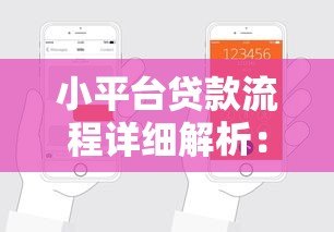 小平台贷款流程详细解析：申请到放款全步骤
