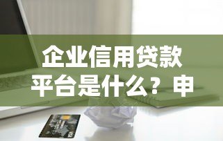 企业信用贷款平台是什么？申请条件、流程全解析