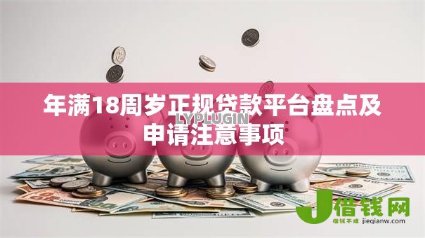 年满18周岁正规贷款平台盘点及申请注意事项
