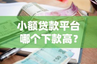 小额贷款平台哪个下款高？这5个平台通过率更高！