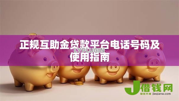 正规互助金贷款平台电话号码及使用指南 正规互助金贷款平台电话号码及使用指南
