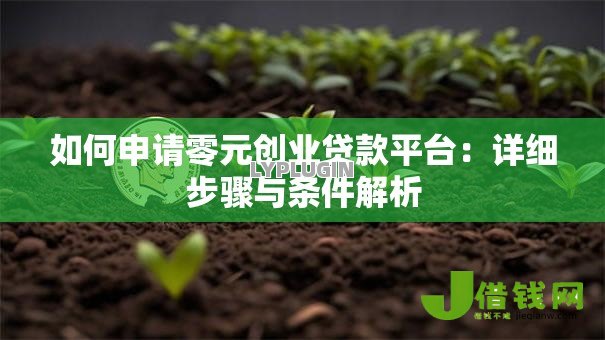 如何申请零元创业贷款平台:详细步骤与条件解析 如何申请零元创业贷款平台:详细步骤与条件解析