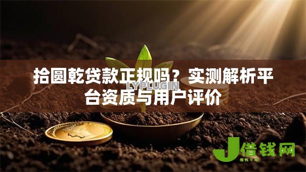 拾圆乾贷款正规吗？实测解析平台资质与用户评价