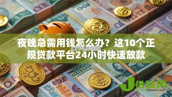 夜晚急需用钱怎么办？这10个正规贷款平台24小时快速放款