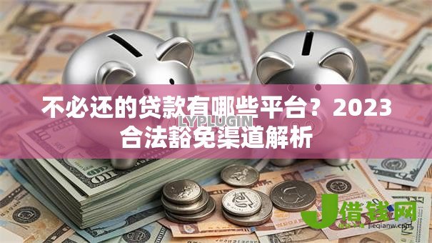 不必还的贷款有哪些平台?2023合法豁免渠道解析 不必还的贷款有哪些平台?2023合法豁免渠道解析