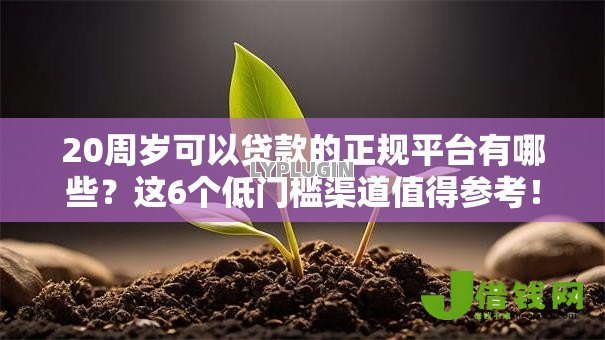 20周岁可以贷款的正规平台有哪些?这6个低门槛渠道值得参考! 20周岁可以贷款的正规平台有哪些?这6个低门槛渠道值得参考!