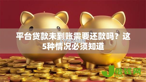 平台贷款未到账需要还款吗？这5种情况必须知道
