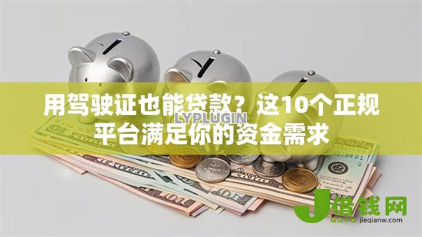 用驾驶证也能贷款?这10个正规平台满足你的资金需求 用驾驶证也能贷款?这10个正规平台满足你的资金需求