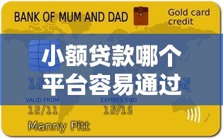 小额贷款哪个平台容易通过 5大高通过率平台推荐 小额贷款哪个平台容易通过 5大高通过率平台推荐