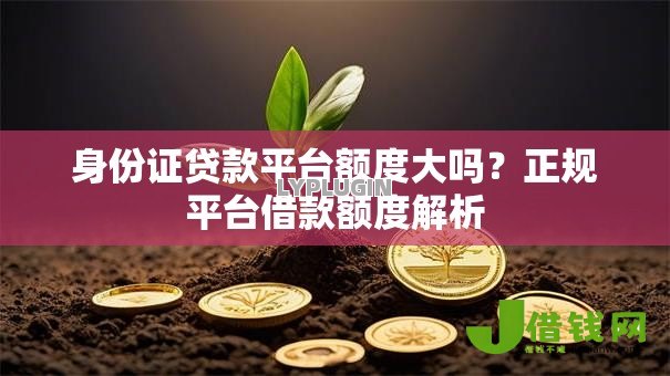 身份证贷款平台额度大吗?正规平台借款额度解析 身份证贷款平台额度大吗?正规平台借款额度解析