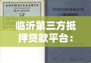 临沂第三方抵押贷款平台:正规机构选择与避坑指南 临沂第三方抵押贷款平台:正规机构选择与避坑指南