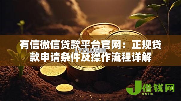 有信微信贷款平台官网:正规贷款申请条件及操作流程详解 有信微信贷款平台官网:正规贷款申请条件及操作流程详解