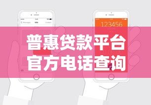 普惠贷款平台官方电话查询及申请指南