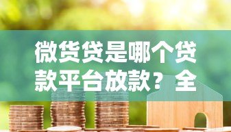 微货贷是哪个贷款平台放款?全面解析放款方及申请流程 微货贷是哪个贷款平台放款?全面解析放款方及申请流程