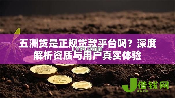 五洲贷是正规贷款平台吗？深度解析资质与用户真实体验