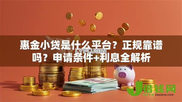 惠金小贷是什么平台？正规靠谱吗？申请条件+利息全解析