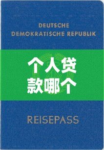 个人贷款哪个平台靠谱?10大正规APP推荐及避坑指南 个人贷款哪个平台靠谱?10大正规APP推荐及避坑指南