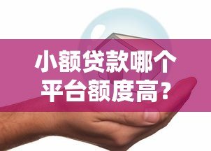 小额贷款哪个平台额度高?这5家正规平台最高可贷20万 小额贷款哪个平台额度高?这5家正规平台最高可贷20万