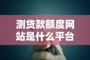 测贷款额度网站是什么平台？真实测评与使用指南