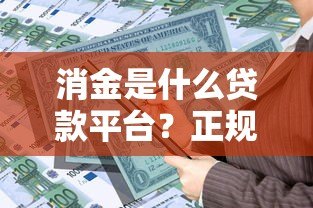 消金是什么贷款平台?正规消费金融公司解析与选择指南 消金是什么贷款平台?正规消费金融公司解析与选择指南