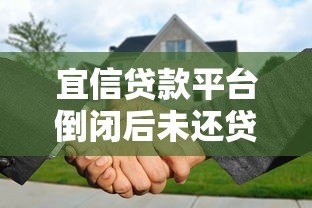 宜信贷款平台倒闭后未还贷款处理全指南 宜信贷款平台倒闭后未还贷款处理全指南