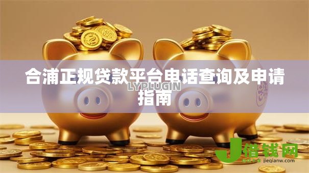 合浦正规贷款平台电话查询及申请指南