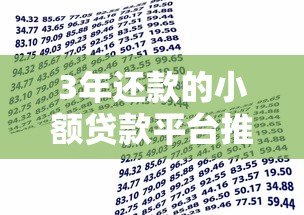 3年还款的小额贷款平台推荐：低息正规，轻松借款指南