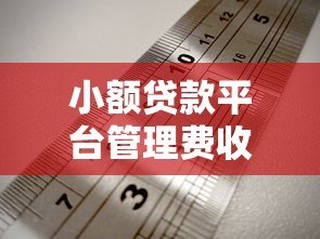 小额贷款平台管理费收取规则及避坑指南 小额贷款平台管理费收取规则及避坑指南