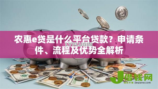 农惠e贷是什么平台贷款？申请条件、流程及优势全解析