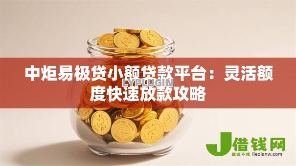 中炬易极贷小额贷款平台:灵活额度快速放款攻略 中炬易极贷小额贷款平台:灵活额度快速放款攻略