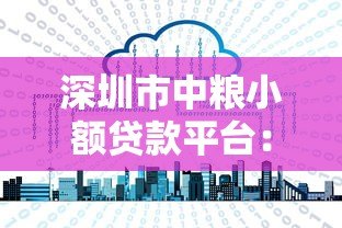 深圳市中粮小额贷款平台：正规贷款流程与用户真实反馈