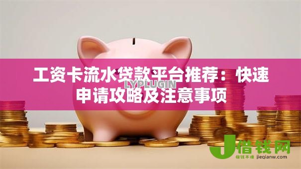 工资卡流水贷款平台推荐：快速申请攻略及注意事项