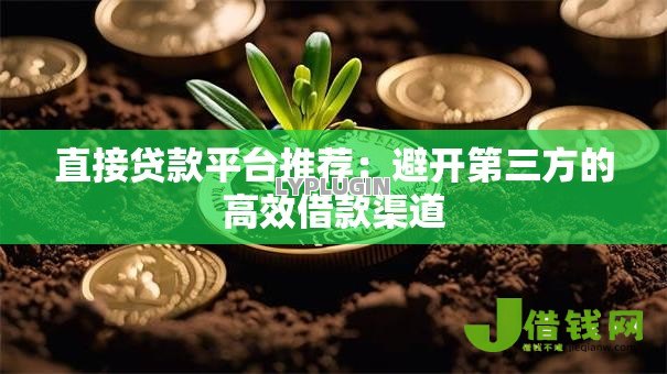 直接贷款平台推荐:避开第三方的高效借款渠道 直接贷款平台推荐:避开第三方的高效借款渠道