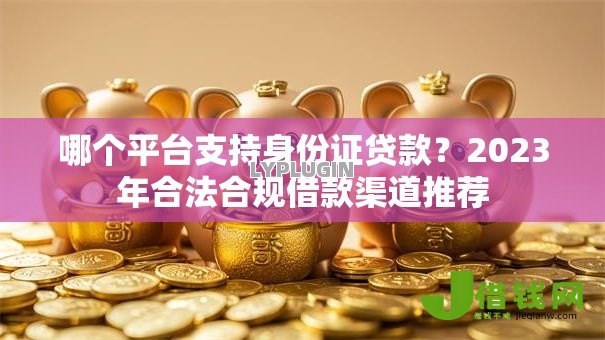 哪个平台支持身份证贷款?2023年合法合规借款渠道推荐 哪个平台支持身份证贷款?2023年合法合规借款渠道推荐