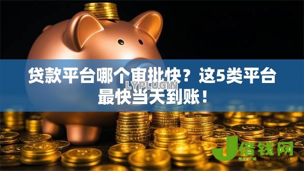贷款平台哪个审批快？这5类平台最快当天到账！