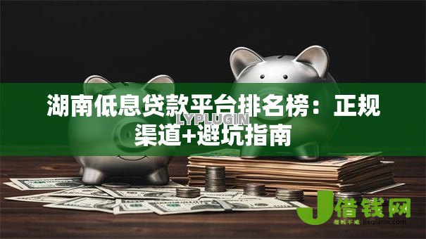 湖南低息贷款平台排名榜：正规渠道+避坑指南