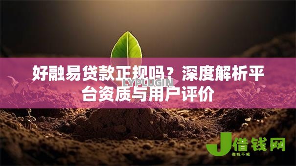 好融易贷款正规吗?深度解析平台资质与用户评价 好融易贷款正规吗?深度解析平台资质与用户评价