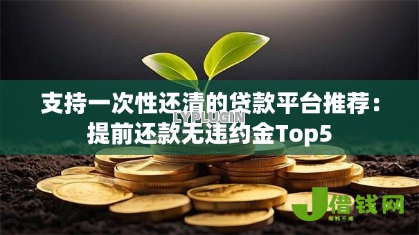 支持一次性还清的贷款平台推荐:提前还款无违约金Top5 支持一次性还清的贷款平台推荐:提前还款无违约金Top5