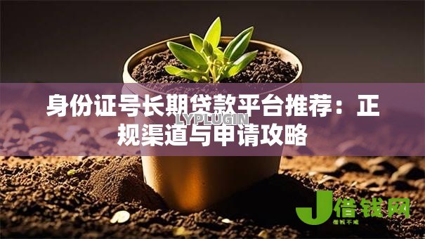 身份证号长期贷款平台推荐:正规渠道与申请攻略 身份证号长期贷款平台推荐:正规渠道与申请攻略