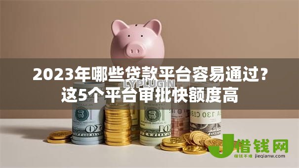 2023年哪些贷款平台容易通过？这5个平台审批快额度高