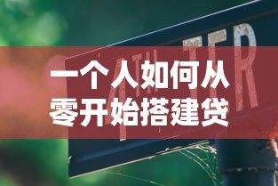 一个人如何从零开始搭建贷款平台：完整指南与实战步骤