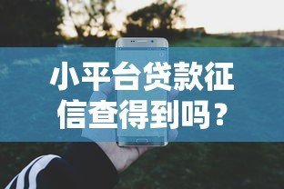 小平台贷款征信查得到吗?真实情况解析 小平台贷款征信查得到吗?真实情况解析