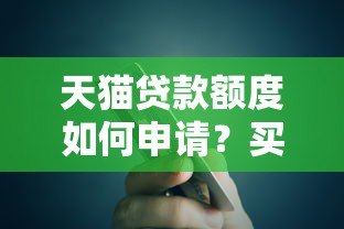 天猫贷款额度如何申请？买卖平台选择与注意事项全解析