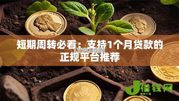 短期周转必看：支持1个月贷款的正规平台推荐