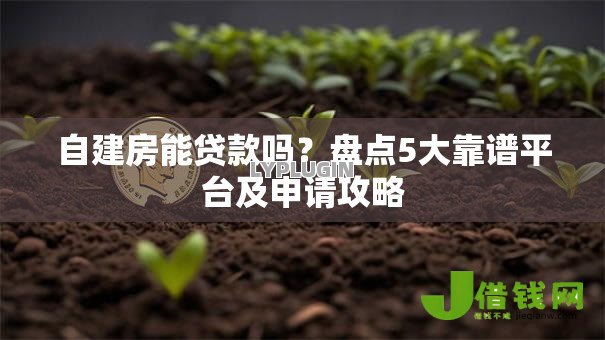 自建房能贷款吗?盘点5大靠谱平台及申请攻略 自建房能贷款吗?盘点5大靠谱平台及申请攻略
