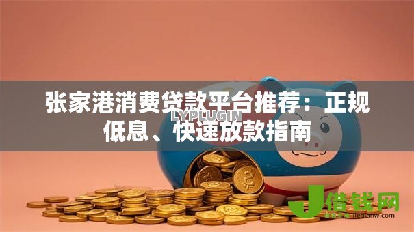 张家港消费贷款平台推荐：正规低息、快速放款指南