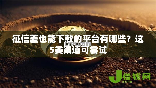 征信差也能下款的平台有哪些?这5类渠道可尝试 征信差也能下款的平台有哪些?这5类渠道可尝试